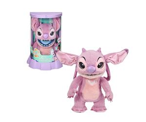 Disney Angel Puppetronic by Real FX Peluche électronique de 45 cm, 100+ Combinaisons d'actions et de Sons, Jouet réaliste avec capteurs et réactions, 6+ Ans, célèbre (RE002000)
