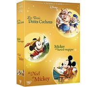 Disney Animation : Les Intemporels - Coffret - Les 3 Petits Cochons + Mickey Et Le Haricot Magique + Le Noël De Mickey - Pack