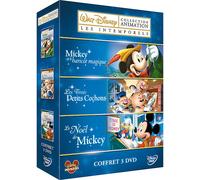 Disney Animation : Les Intemporels - Coffret - Les 3 Petits Cochons + Mickey Et Le Haricot Magique + Le Noël De Mickey - Pack