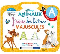 Disney animaux Ardoise J'écris les lettres majuscules (3-6 ans)