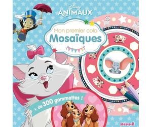 Disney Animaux - Mon premier colo mosaïques - Mandalas et animaux - Livre de coloriage - Dès 4 ans