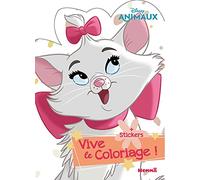 Disney Animaux - Vive le coloriage - Livre de coloriage avec stickers - Dès 4 ans