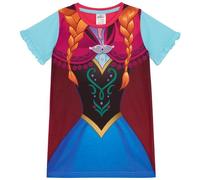 Disney Anna La Reine des Neiges/Frozen Robe à Manches Courtes pour la Nuit 5-6 Ans 116