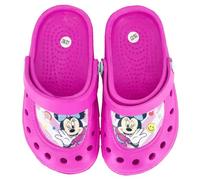 Disney Ariel Frozen Minnie Stitch - Fille - Clog Sandale Sabot avec serre-tête de plage - Produit original, Minnie 14190 Fuchsia, 32/33 EU