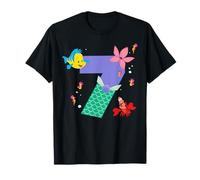 Disney Ariel Numbers "7" Seventh 7th Birthday Party Gift T-Shirt