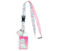 Disney Aristocats Porte-badge avec cordon Marie Because I'm a Lady Breakaway avec breloque en caoutchouc Marie de 5,1 cm