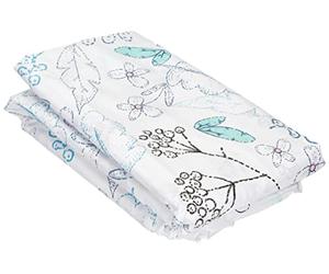 Disney Aristochat Parure de lit Housse de Couette 140X200 + Taie d'oreiller 63X63 Cm 100% Coton Floralie