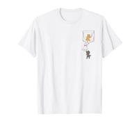 Disney Aristochats Marie Toulouse Berlioz Kitten Pocket T-Shirt