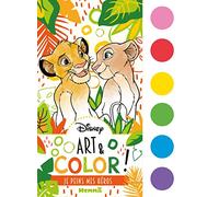 Disney - Art & Color - Je peins mes héros - Coloriage à la peinture - Dès 6 ans