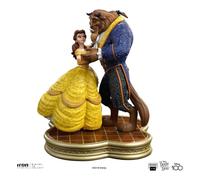Disney Art Scale Statue 1/10 La Belle Et La Bête 29cm Iron Studios