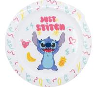 Disney, Assiette pour enfant micro-ondable, Design Stitch Collection Palms, blanc