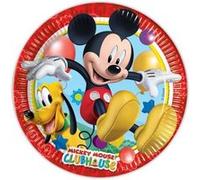 Disney ASSIETTES MICKEY SOURIS 23 CM 8 PIÈCES Multicolor G
