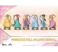 Disney - Assortiment 6 Statuettes Mini Diorama Stage Princess Fall In Love Series 12 Cm (6)