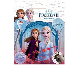 Disney Autocollants en vinyle, multicolores, 10 x 12,5 cm