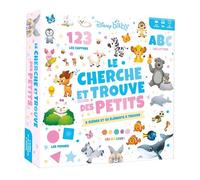 DISNEY BABY - Coffret Le Cherche et Trouve des petits (couleurs, formes, chiffres, lettres) - Les couleurs, les formes, les chiffres et les lettres - Walt Disney - Hachette Disney - Jeux livres objets