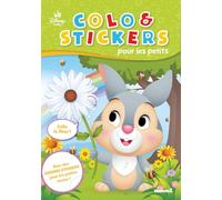 Disney Baby - Colo & Stickers pour les petits - Livre de coloriage avec stickers - Dès 3 ans
