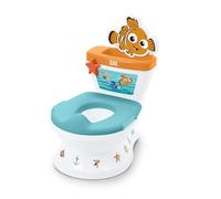 Disney Baby Le Monde de Nemo My Size Potty Système 2 en 1 pour enfant avec sons de chasse d'eau réalistes, protection anti-éclaboussures, siège amovible, comprend 12 autocollants, 18 mois et plus