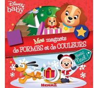 Disney Baby - Mes magnets de formes et de couleurs - Bientôt Noël ! - Coffret magnets - Dès 3 ans