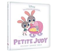 DISNEY BABY - Mes premières histoires - Petite Judy devient grande soeur - Collectif - Hachette Disney - cartonné - Album jeunesse