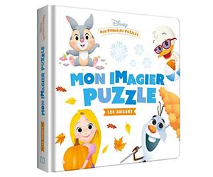 DISNEY BABY - Mes Premiers Pas - Les saisons - Imagier Puzzle 4 pièces