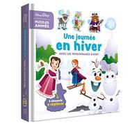 DISNEY BABY - Mes premiers Pas - Puzzles animés - Une journée en hiver avec les personnages Disney