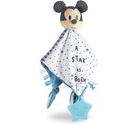 Clementoni Doudou d'éveil Disney Baby Mickey – 0+ mois, étoile de dentition, lavable en machine