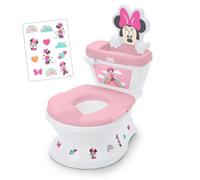 Disney Baby Minnie Mouse My Size Pot 2-en-1 pour l’apprentissage de la propreté - avec sons réalistes de chasse d’eau, applaudissements et mélodies, 18m+, jusqu’à 23 kg, rose