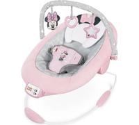 DISNEY BABY -MINNIE-Transat bébé arche avec jouets d'éveil Disney amovible, 8 Mélodies, Vibrations calmantes, Cale tete évolutif
