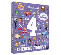 DISNEY BABY - Mon Cherche et Trouve - J'ai 4 ans - Les émotions Plus de 100 éléments à trouver - Collectif - Hachette Disney - cartonné - Livre-jeu