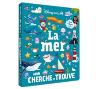 DISNEY BABY - Mon Cherche et Trouve - La Mer - Plus de 90 éléments à trouver - Collectif - Hachette Disney - cartonné - Livre-jeu