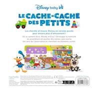 DISNEY BABY - Mon Grand Livre Puzzle 16 pièces - Le cache-cache des petits