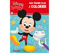 Disney Baby - Mon premier bloc à colorier (Mickey)