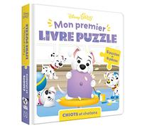 Disney Baby – Livre puzzle – Mon Premier Livre Puzzle – 5 puzzles 4 pièces – Chiots et chatons