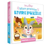 DISNEY BABY - Mon Premier Livre Puzzle - 5 puzzles 4 pièces - Panpan et la ferme: Panpan et la ferme