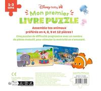 DISNEY BABY - Mon Premier Livre Puzzle Évolutif - Les Animaux