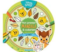 Disney Baby - Mon premier mandala à colorier - La forêt - Livre de coloriage détente - Dès 3 ans