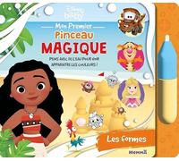 Disney Baby - Mon premier pinceau magique - Les formes - Livre avec pinceau magique - Peinture propre - Dès 2 ans