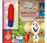 Disney Baby - Pinceau magique - Livre avec pinceau magique - Peinture propre - Dès 3 ans