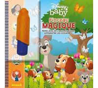 Disney Baby - Pinceau magique - Livre avec pinceau magique - Peinture propre - Dès 3 ans