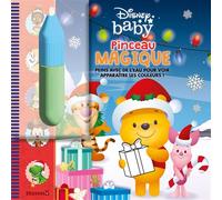 Disney Baby - Pinceau magique (Winnie Noël) - Peins avec de l'eau pour voir apparaître les couleurs ! - Collectif - Hemma - broché - Document jeunesse