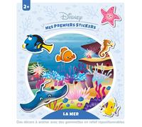 DISNEY BABY - Pochettes stickers mousse repositionnables - La mer - - Walt Disney Company - Hachette Disney - Livre-jeu