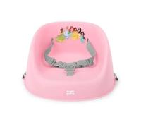 Bright Starts, Réhausseur de Chaise Bébé Disney Princesse My Spot Facile à Nettoyer, Harnais 3 Points, Sangles Amovibles Lavables, Rose