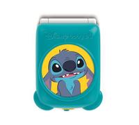 Disney Baby Stitch Flip Phone Activités Lumières et Sons Bébé 9-36 Mois | Imite un téléphone à clapet aux couleurs du personnage extraterrestre bleu bien adoré | jouet d'éveil | cadeau naissance
