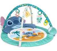 DISNEY BABY - STITCH - Tapis de sol éveil bébé, évolutif, arche avec jouets sensoriels, peluche, miroir, coussin Stitch, hochet