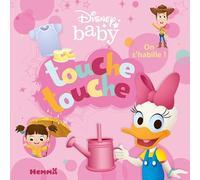 Disney Baby - Touche touche - On s'habille ! - Livre d'éveil à toucher - Dès 1 an
