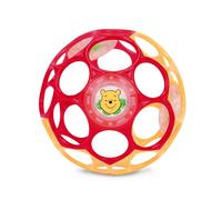 DISNEY BABY- WINNIE- Balle de motricité fine O Ball rouge et jaune 0M+