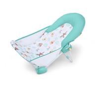 Disney Baby Winnie l'ourson Siège de bain pliable 2 positions Support réglable pour évier ou baignoire Âge 0-6 mois jusqu'à 9,1 kg Écharpe lavable en machine Bright Starts