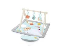 Tapis D'éveil Disney, Winnie The Pooh - Bright Starts - Once Upon A Tummy Time - Arc D'activités En Bois - Bleu - Nouveau-Nés