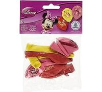 Disney - Ballons, latex, 3 anniversaire pack de 6 SG26458 (taille unique) (jaune/rose/rouge)