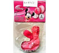 Disney - Ballons, latex pack de 5 SG34469 (taille unique) (Rose/Blanc)